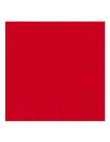 Rosso Tovaglioli di carta 33x33 cm