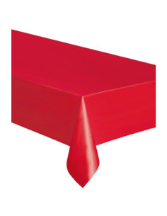 Rosso - Tovaglia di plastica 137x274 cm