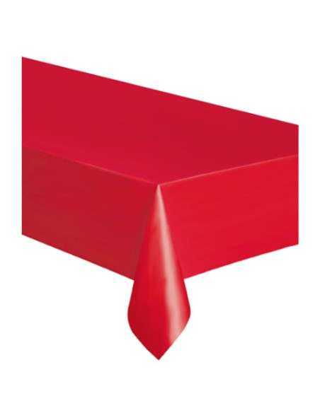 Rosso - Tovaglia di plastica 137x274 cm