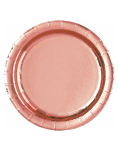 Rose Gold Piatti di carta 23 cm