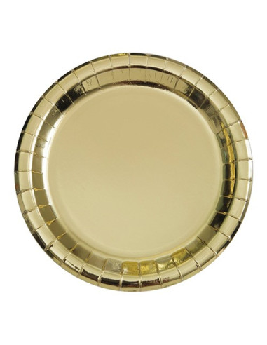 Oro - Piatti di carta 23 cm