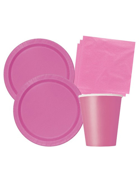 Rosa acceso - Set festa Super risparmio