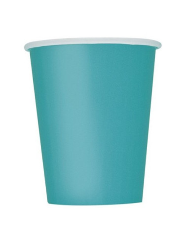 Verde Acqua - Bicchieri di carta 266 ml