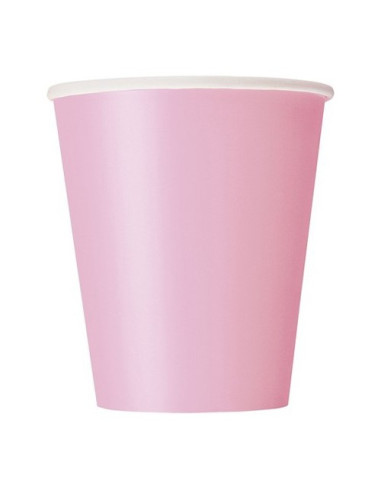 Rosa pastello Bicchieri di carta 266 ml ECO