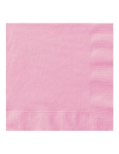 Rosa pastello Tovaglioli di carta 33x33 cm