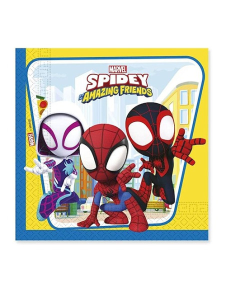 Spidey and his amazing friends Tovaglioli di carta 33x33 cm
