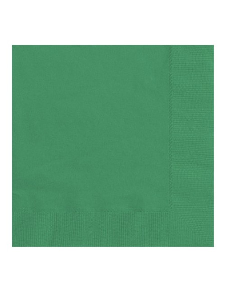 Verde Smeraldo Tovaglioli di carta 33x33 cm