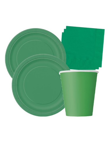 Verde Smeraldo Set festa Super risparmio