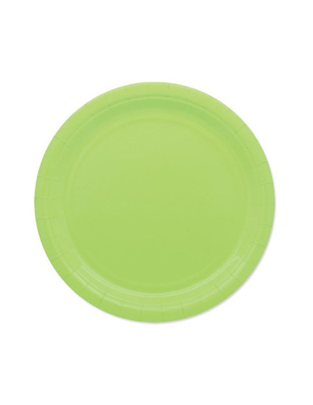 Verde Lime Piatti di carta da dessert 20 cm