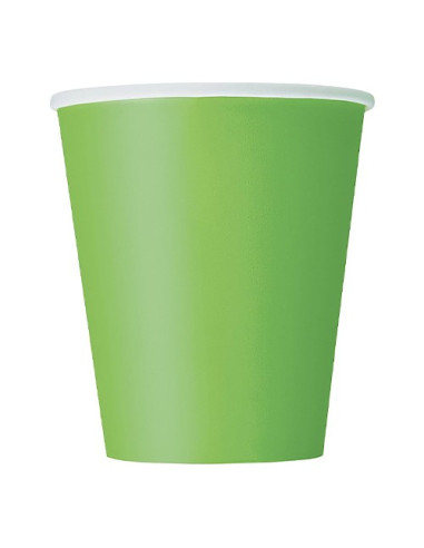 Verde Lime Bicchieri di carta 266 ml ECO
