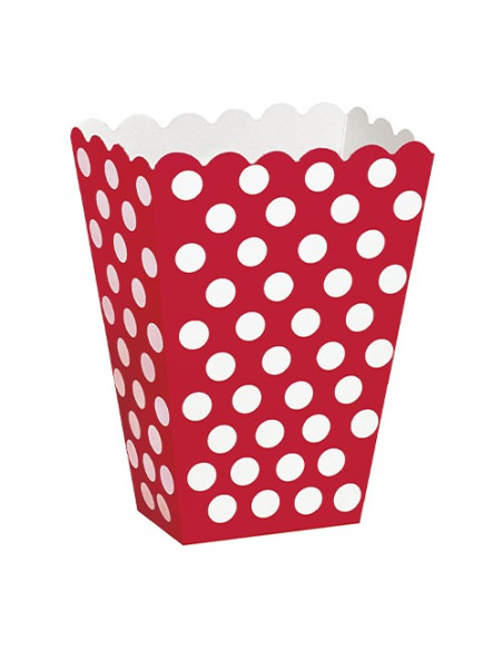 Rosso pois Bianchi Contenitore cartoncino