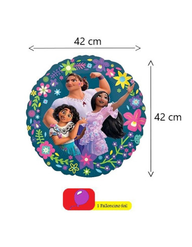 Encanto Palloncino foil Standard 17"- 42 cm