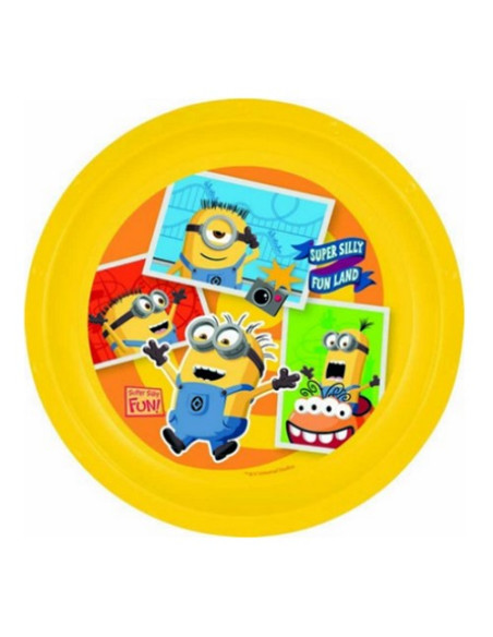 Minions Piatto piano in polipropilene 23 cm