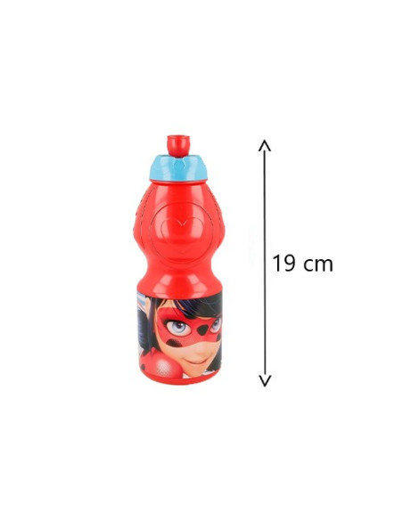 Miraculous Lady Bug Borraccia in polipropilene 400 ml