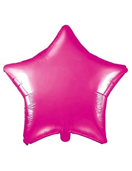 Rosa acceso - Pallone foil Standard 17"- 42 cm (stella)