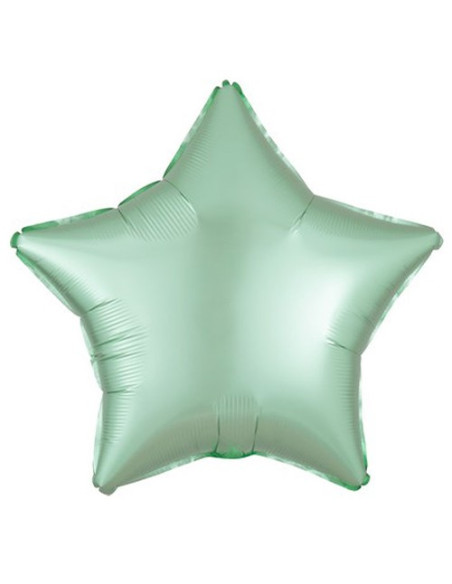 Verde Menta - Pallone foil Standard 17"- 42 cm (stella)