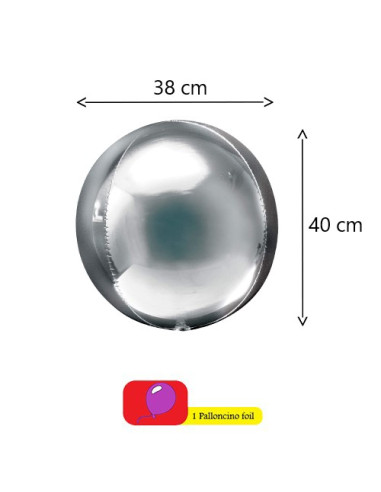 Argento Palloncino foil Orbz