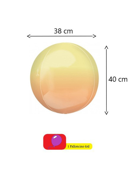 Giallo Palloncino foil Orbz