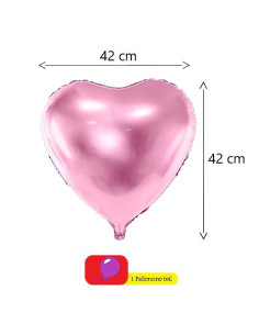 Rosa Pastello Palloncino foil Standard 17"- 42 cm 2