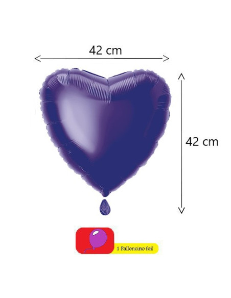 Viola Palloncino foil Standard 17"- 42 cm