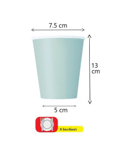 Bicchiere 266 ml Verde menta 2