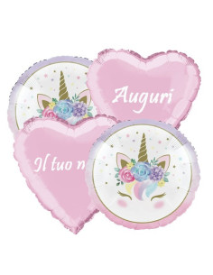 Unicorno Baby Bouquet di palloncini personalizzabili