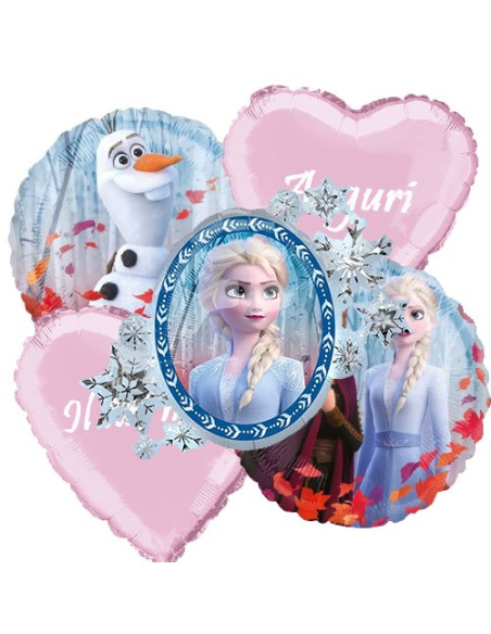 Frozen II Bouquet di palloncini personalizzabili