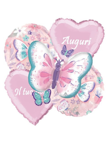 Farfalle Butterfly Bouquet di palloncini...