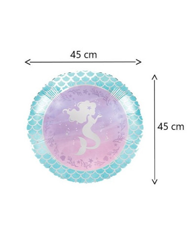 Sirena Mermaid Shine Bouquet di palloncini...