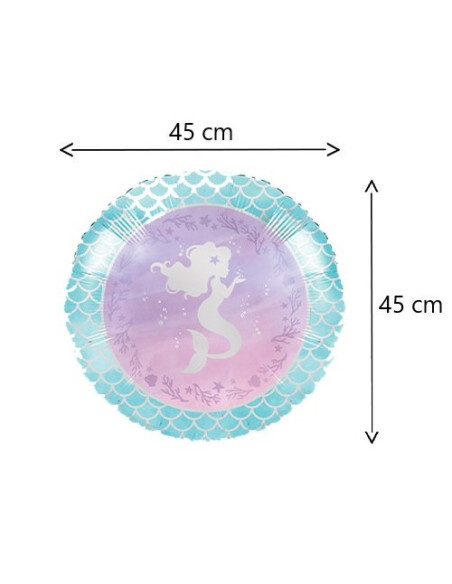 Sirena Mermaid Shine Bouquet di palloncini personalizzabili