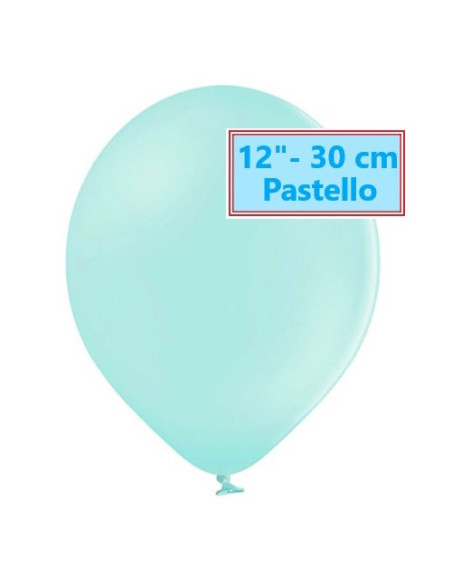 Verde Menta Palloncini in lattice professionali 50 pz