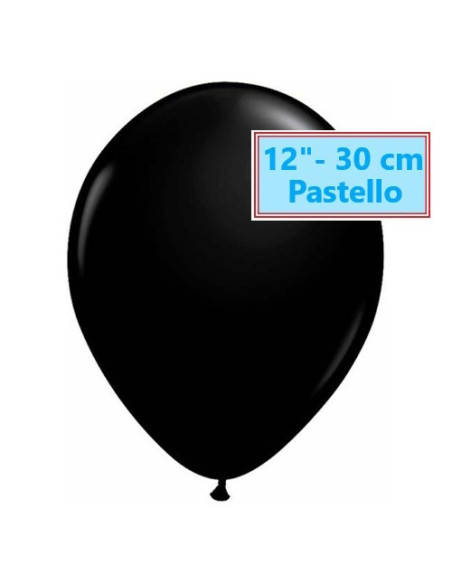 Nero Palloncini in lattice professionali 50 pz