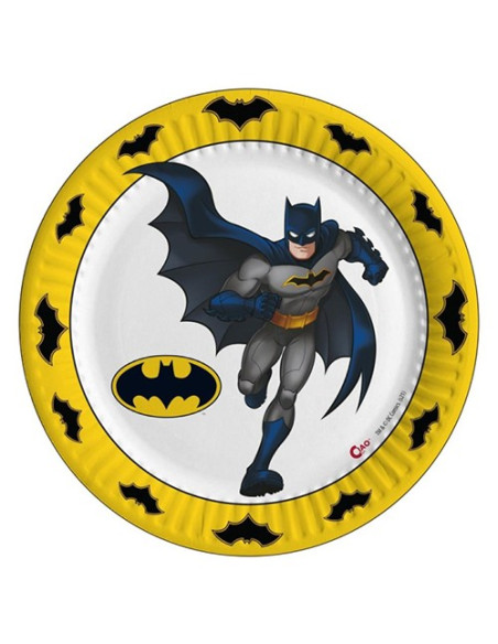 Batman Piatti di carta 23 cm ECO