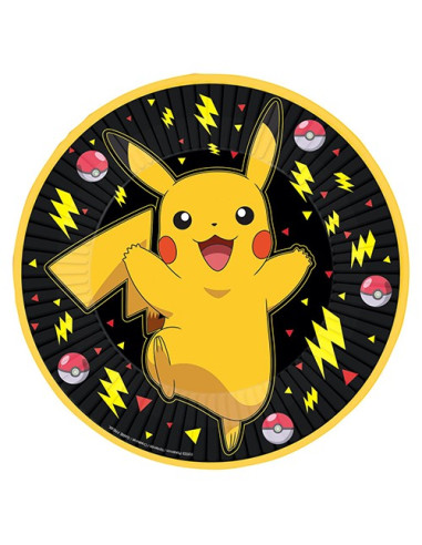 Pokemon - Piatti di carta 23 cm ECO