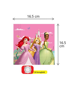 Princess Create your Wold Tovaglioli di carta 33x33 cm 2