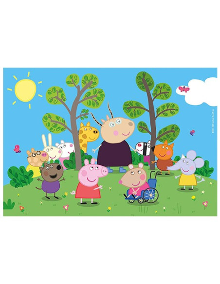 Peppa Pig Puzzle per bambini 24 pezzi Super Color