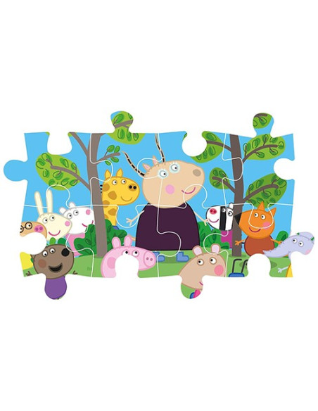 Peppa Pig Puzzle per bambini 24 pezzi Super Color