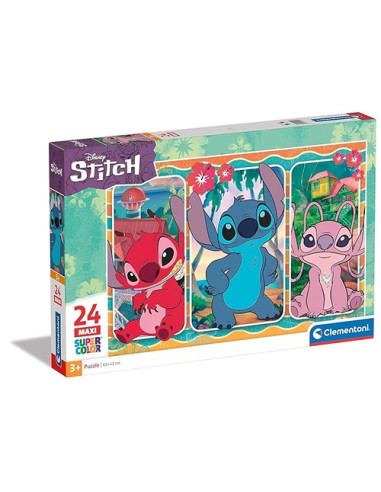 Stitch Puzzle per bambini 24 pezzi Super Color