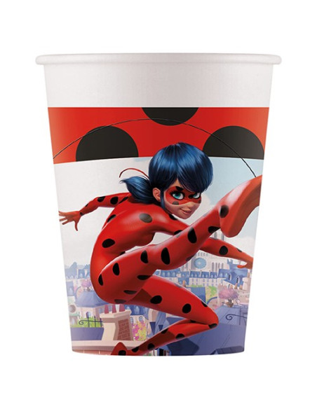 Miraculous Lady Bug - Bicchieri di carta 250 ml