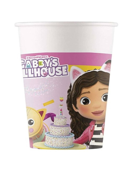 Gabby's Dollhouse Bicchieri di carta 200 ml ECO