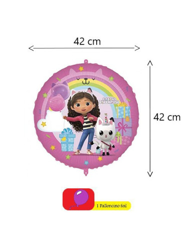 Gabby's Dollhouse Palloncino foil 18"- 45 cm