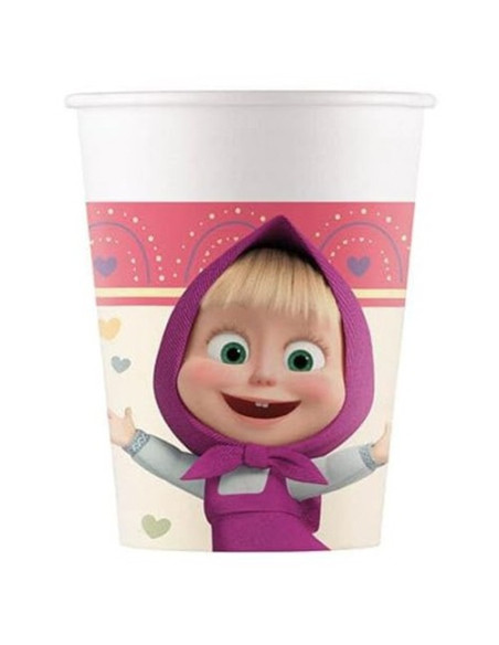 Masha & Orso - Bicchieri di plastica 200 ml
