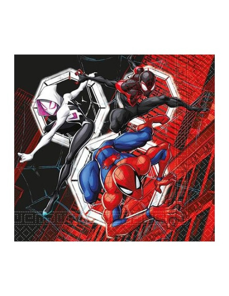 Spider Man Tovaglioli di carta 33x33 cm