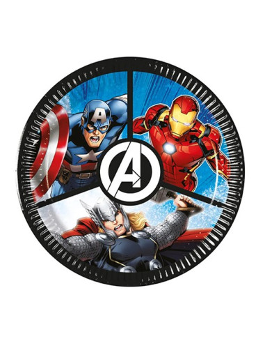 Avengers Piatti di carta da dessert 20 cm